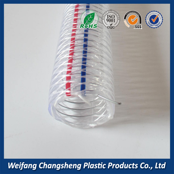 Large Diameter 8 inch Flexible Drainage PVC Steel Wire Hose Pipe